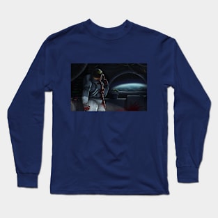 cute little murderous astronaut game Long Sleeve T-Shirt